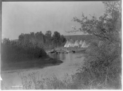 Camp on Little Big Horn