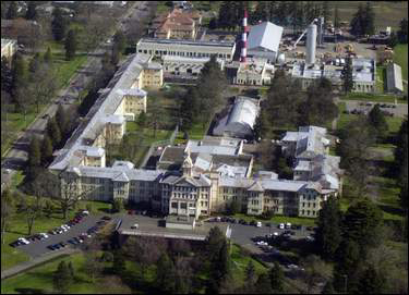 The old building. Everything is all better now, since we have a bright shiny, new, cramped, walled, horizon-free, super-secure new Beast.