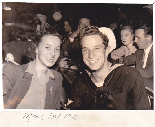 My mom and dad in 1941